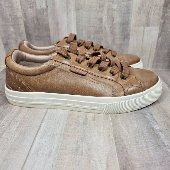 Taos Womans Size 8 Plim Soul Lux Sneakers Leather Shoes - Picture 5 of 10